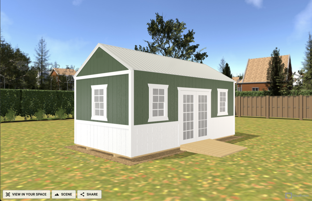 3d custom shed tiny home